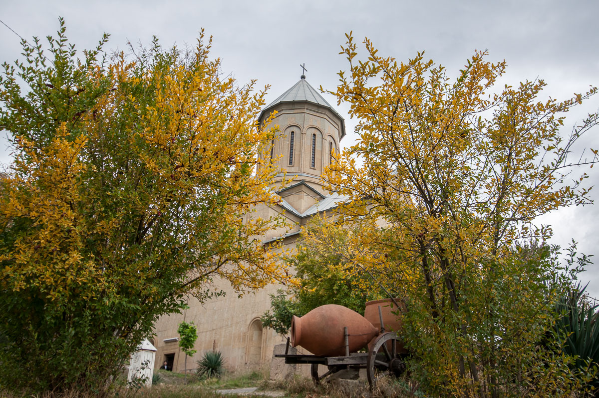 Tbilisky hrad Narika a jeho dominantní kostel