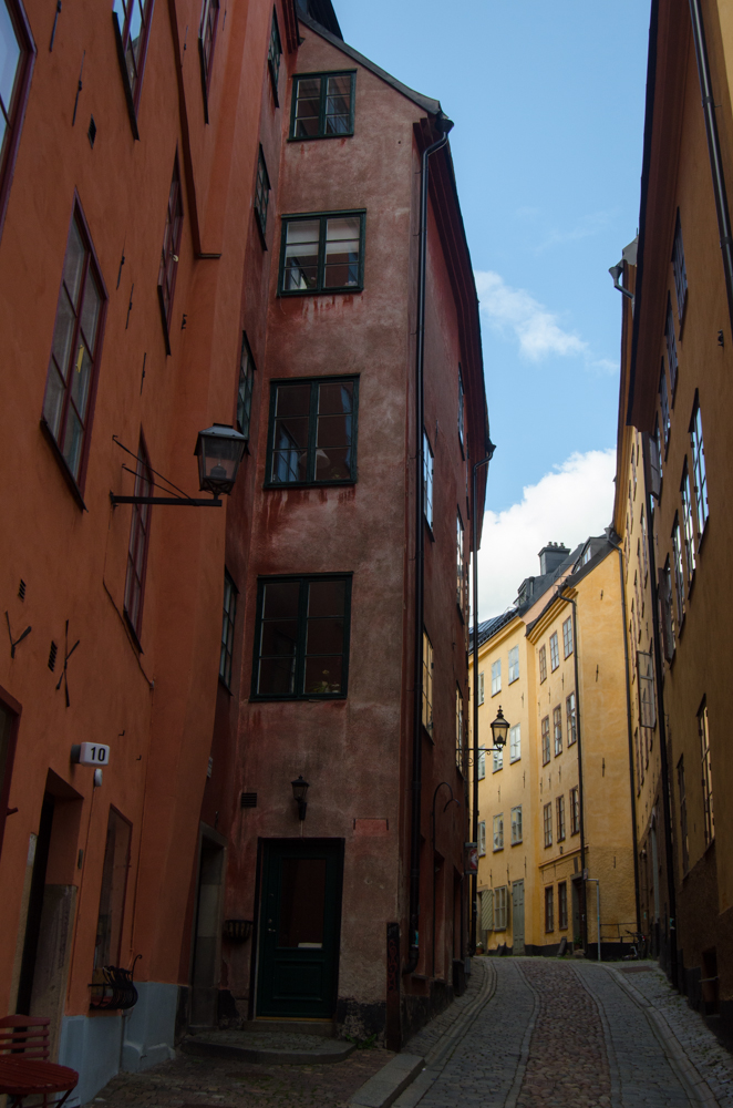 Stockholm: uličky v Gamlastanu