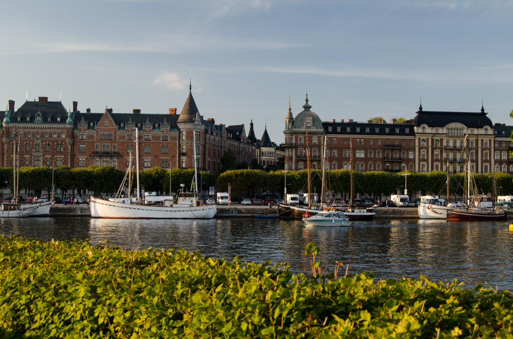 Stockholm: pohled z ostrova Djurgården