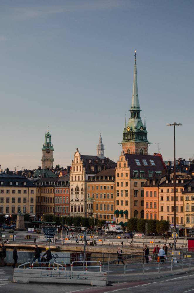 Stockholm: pohled na kostely v Gamlastanu