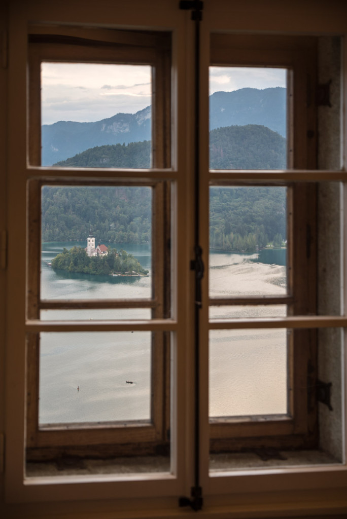 Z okna Bledského hradu