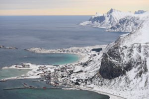 Lofoty v zimě (Norsko) - nádherná krajina